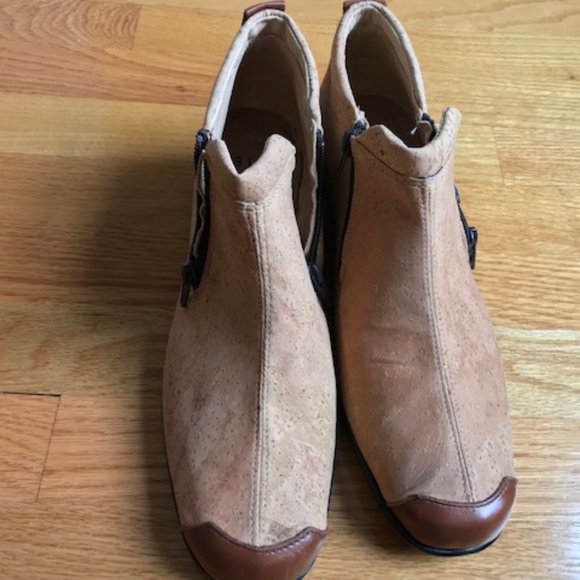 Ankle boots - Cork and Leather.  42 - Picture 1 of 9